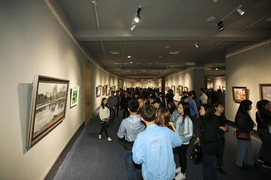2017中俄青年美术作品提名展现场