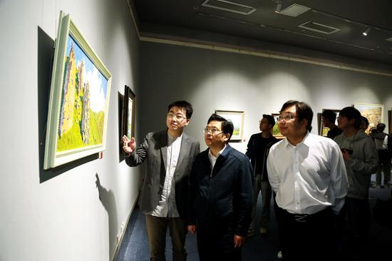 2017中俄青年美术作品提名展现场