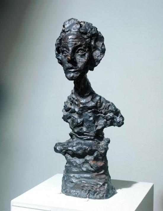 贾科梅蒂,安妮特胸像4,1962,1965年铸件