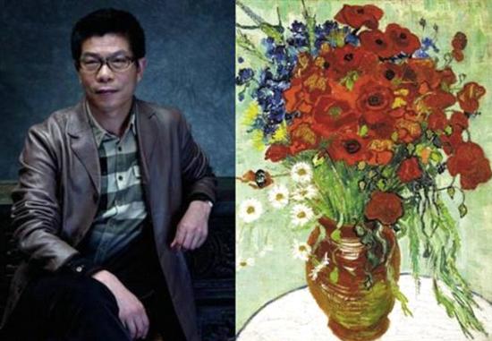 (王中军买下梵高画作《雏菊与罂粟花》)