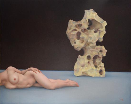 庞茂琨 沉溺之四 布面油画 160cm×200cm 2011 年