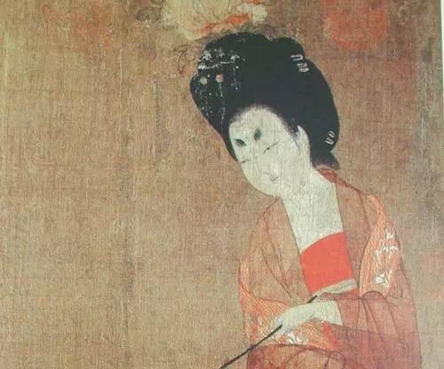 唐 周舫 《簪花仕女图》局部