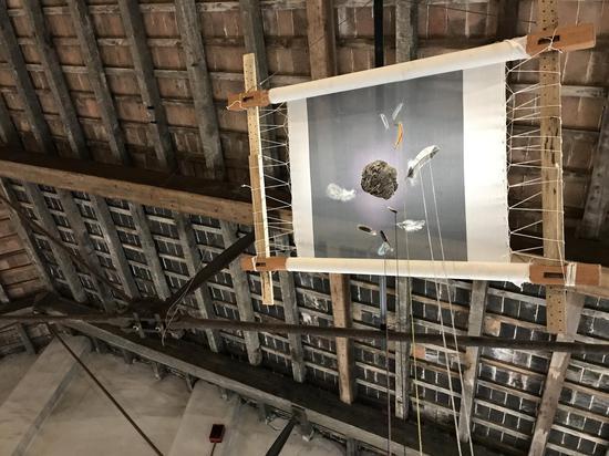 中国馆展览现场作品(摄影:陈旖)