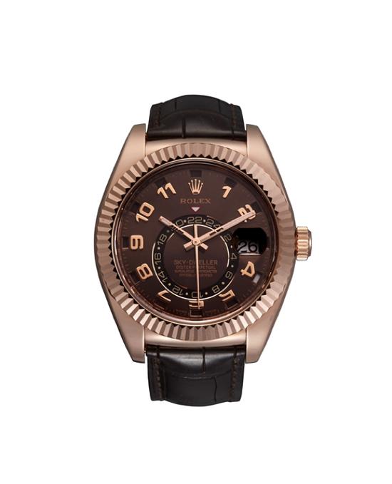 LOT 2235 ROLEX 劳力士天行者系列18K玫瑰金腕表