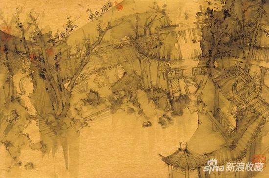 王静芳 留园印象 40x65cm 2015年作
