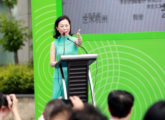 台湾画廊代表王雪沼女士致辞