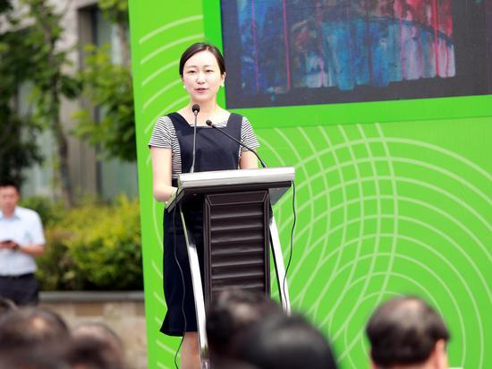 十竹斋艺术研究中心秘书长宋雪薇女士致辞