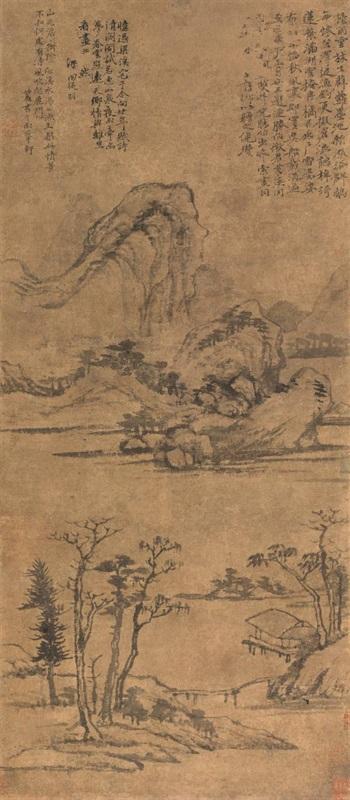 倪瓒 溪山亭子