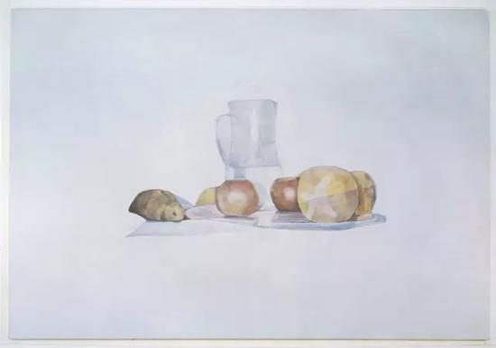 吕克 ·图伊曼斯,《静物》(Luc Tuymans,Still Life),布面油画,347cm x 500 cm,2002