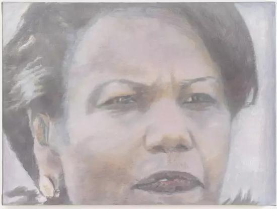 吕克 ·图伊曼斯,《国务卿》(Luc Tuymans,The Secretary of State),布面油画,45.5cm x 61.5cm x 4cm,2005