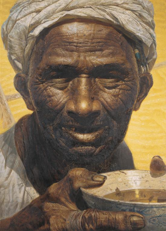 父亲 作者:罗中立 创作年代: 1980 规格:215 × 150 cm 品类:油画 中国美术馆藏
