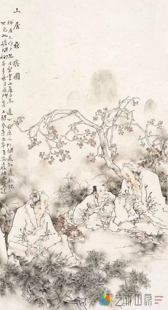 山居秋暝图 180cm×96cm 赵根成