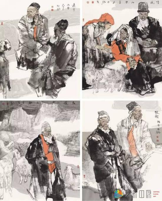 故园系列 100cm×69cm×4 陈钰铭