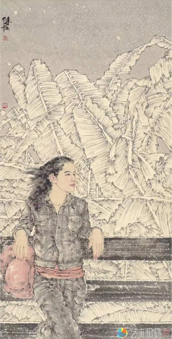 清夏 138cm×69cm 杨健生
