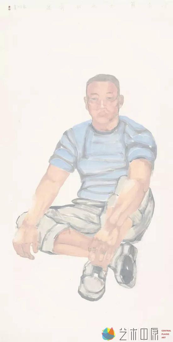 河南籍士兵程前进 138cm×69cm 田黎明