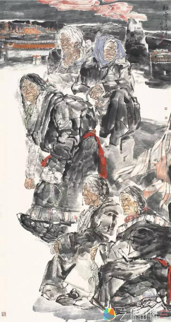 红云 180cm×96cm 关武军
