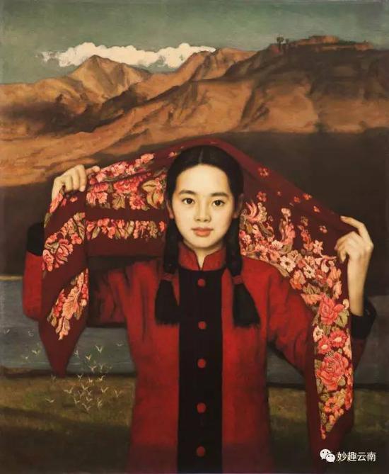 杨飞云 西北的云 丝网版画 90×74 cm 2002