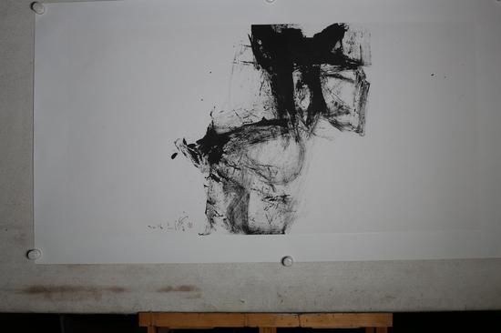 崩云 100-50cm 2016年 纸本