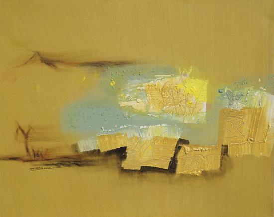 滥殇---17。布面丙烯。82X65.2014.5