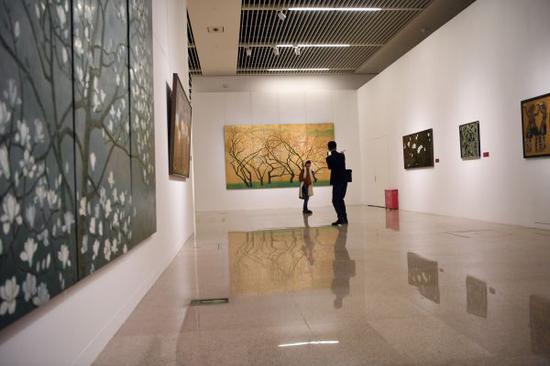 资料图:中国国家博物馆举办艺术展