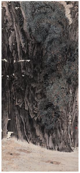 2017西泠春拍 西泠印社部分社员作品专场 陆俨少(1909~1993) 蜀江放筏图