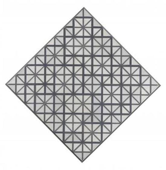 《灰线构成》(Composition with grey lines ),1918年