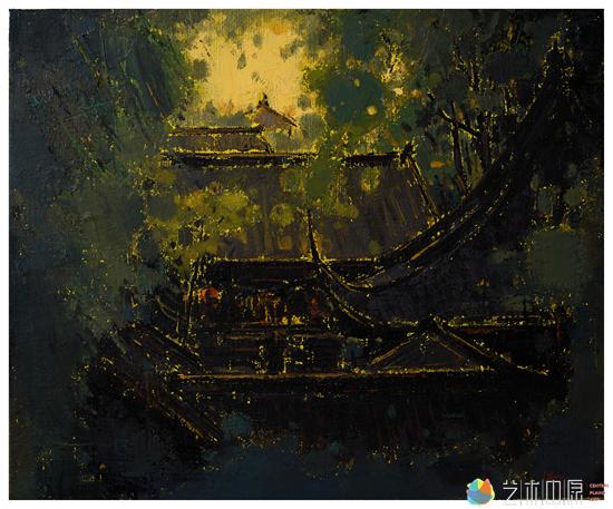 深山兰若之五50cm x 60cm 布面油彩