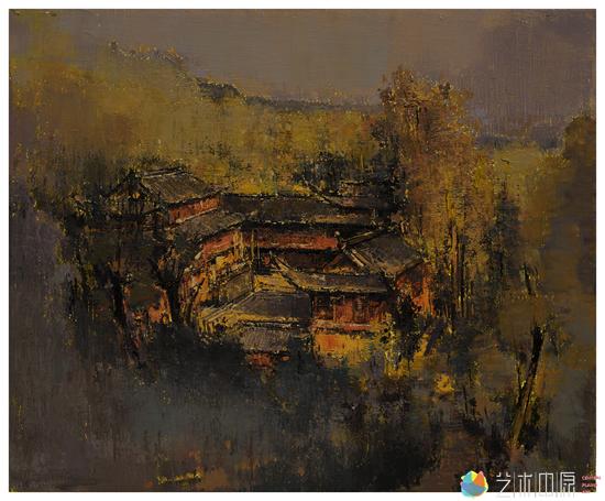 深山兰若之二65cm x 80cm 布面油彩