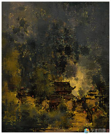 深山兰若之四50cm x 60cm 布面油彩