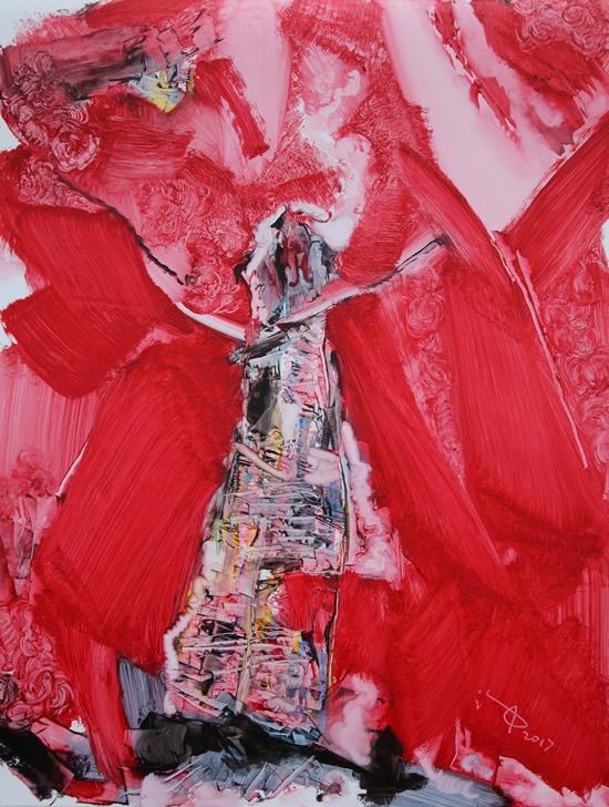 六道轮回中与你相遇之一 90x120cm