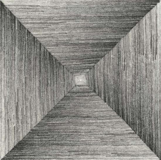《四方之极》对话2014远古系列之一 69cmx69cm 2014年