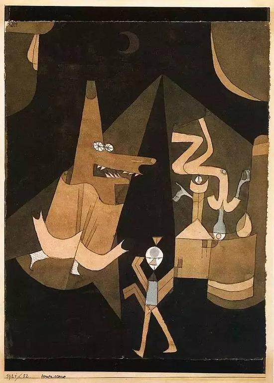 保罗·克利 Paul Klee - Witch scene