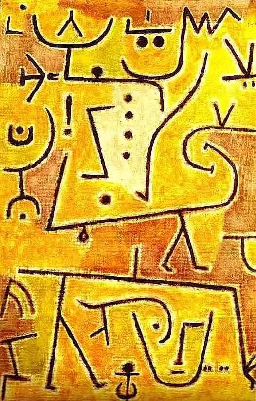 保罗·克利 Paul Klee - Red waistcoat