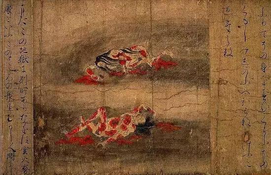 “火末虫地狱”,《地狱草纸》(じごくぞうし)日本平安时代(12世纪),东京国立博物馆藏