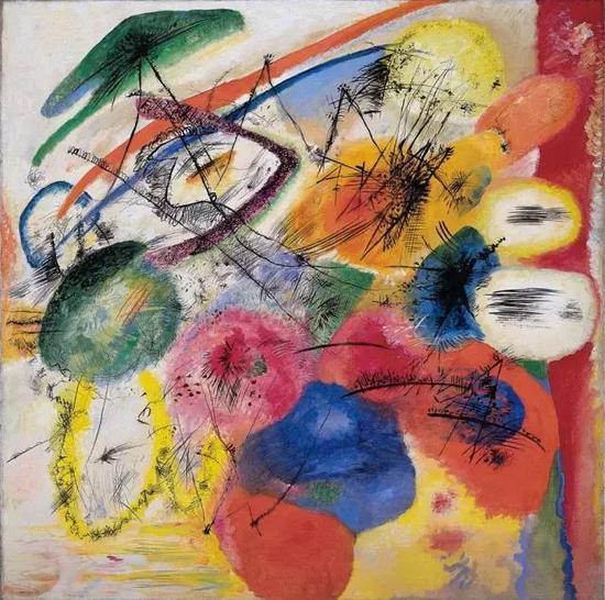 康定斯基,Black Lines I ,1913