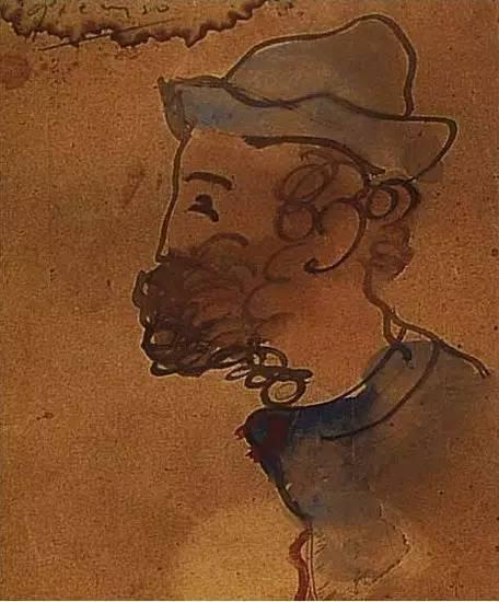 毕加索,Portrait of Ramon Pixot,1897