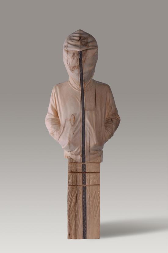 思想者-2014,2014,椴木,100×40×30