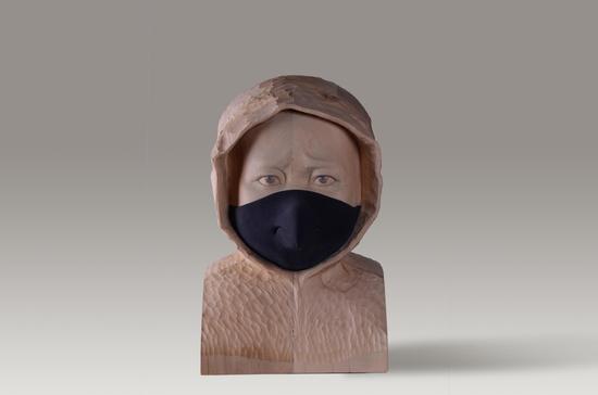 勿言,2014,椴木,50×45×30