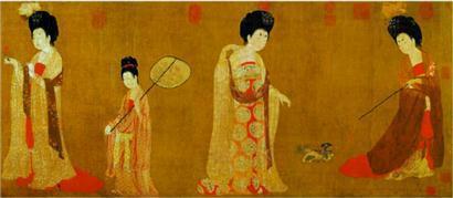 《簪花仕女图》