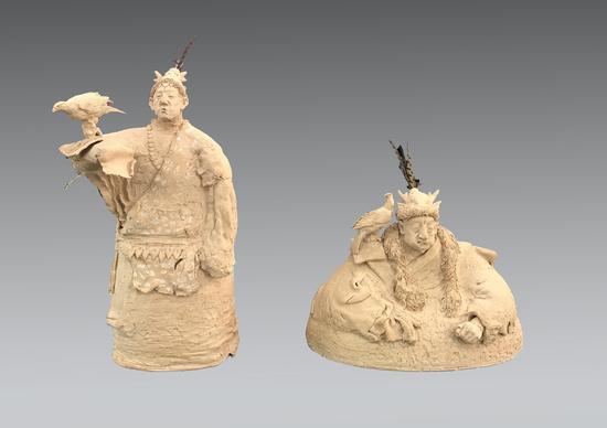 陈鹏 黑水传说 70CM×80CM×35CM 陶