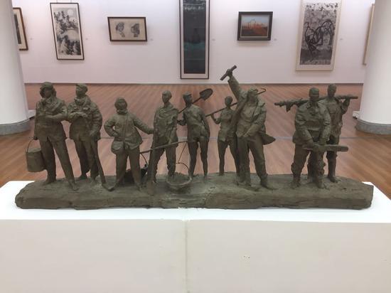 大荒日记 -早春 200CM×65cm×40cm 铸铜 于猛
