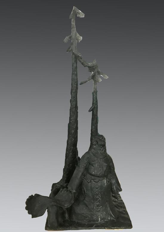 纪连路 寒夜 100CM×55CM×50CM 铸铜