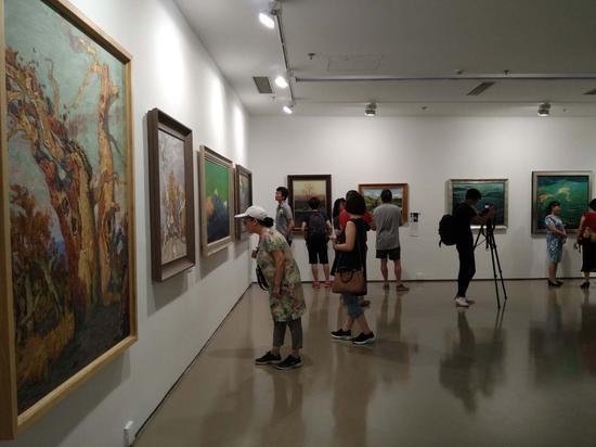 “融——当代油画语言研究展”展览现场