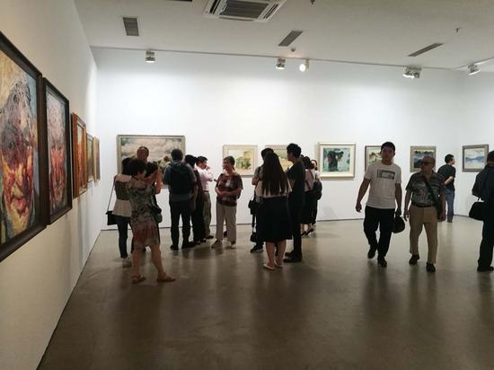 “融——当代油画语言研究展”展览现场