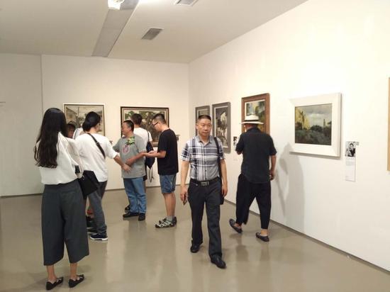 “融——当代油画语言研究展”展览现场