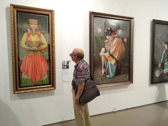 “融——当代油画语言研究展”展览现场