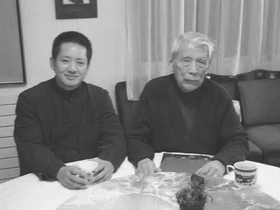 早年独山居主人与朱德群