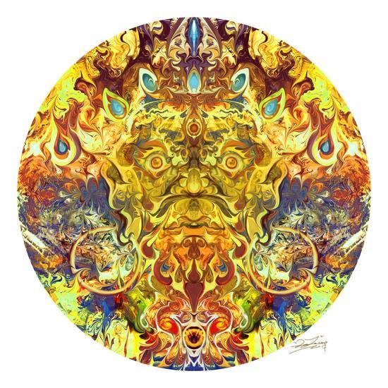 黄财神-数字绘画-尺寸可变