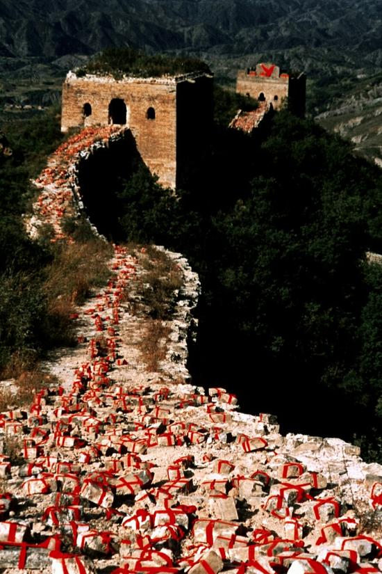 《大爆炸-捆扎丢失的灵魂》司马台长城系列作品 1993年