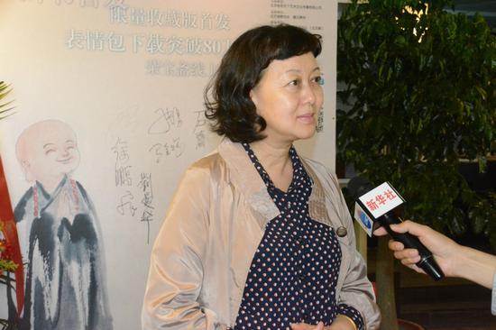 北京市文化局关宇副局长接受书新华社采访
